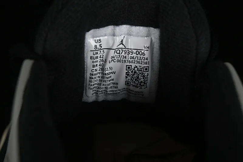 All categories Air Jordan Jordan series basketball shoes Air Jordan 4 Air Jordan 4 "Remastered" AJ4 Joe 4 remake raw rubber black FQ7939-006